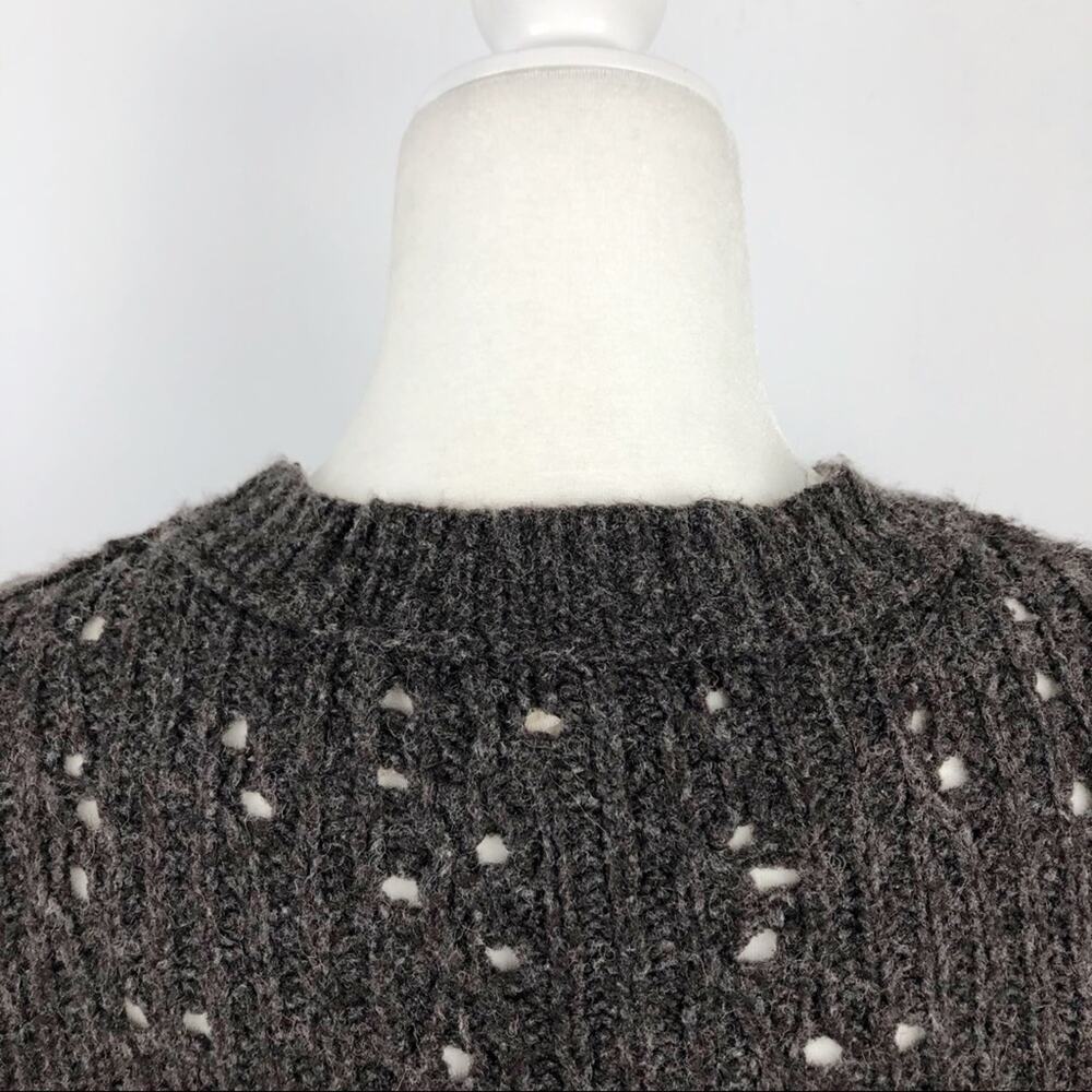 Free People General Shrunken Pullover Sweater in Brown XS - Picture 10 of 15